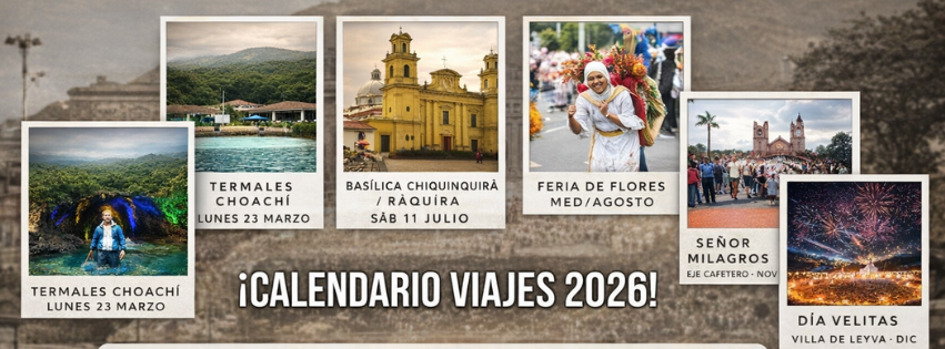 cALENTARIO VIAJES 2026