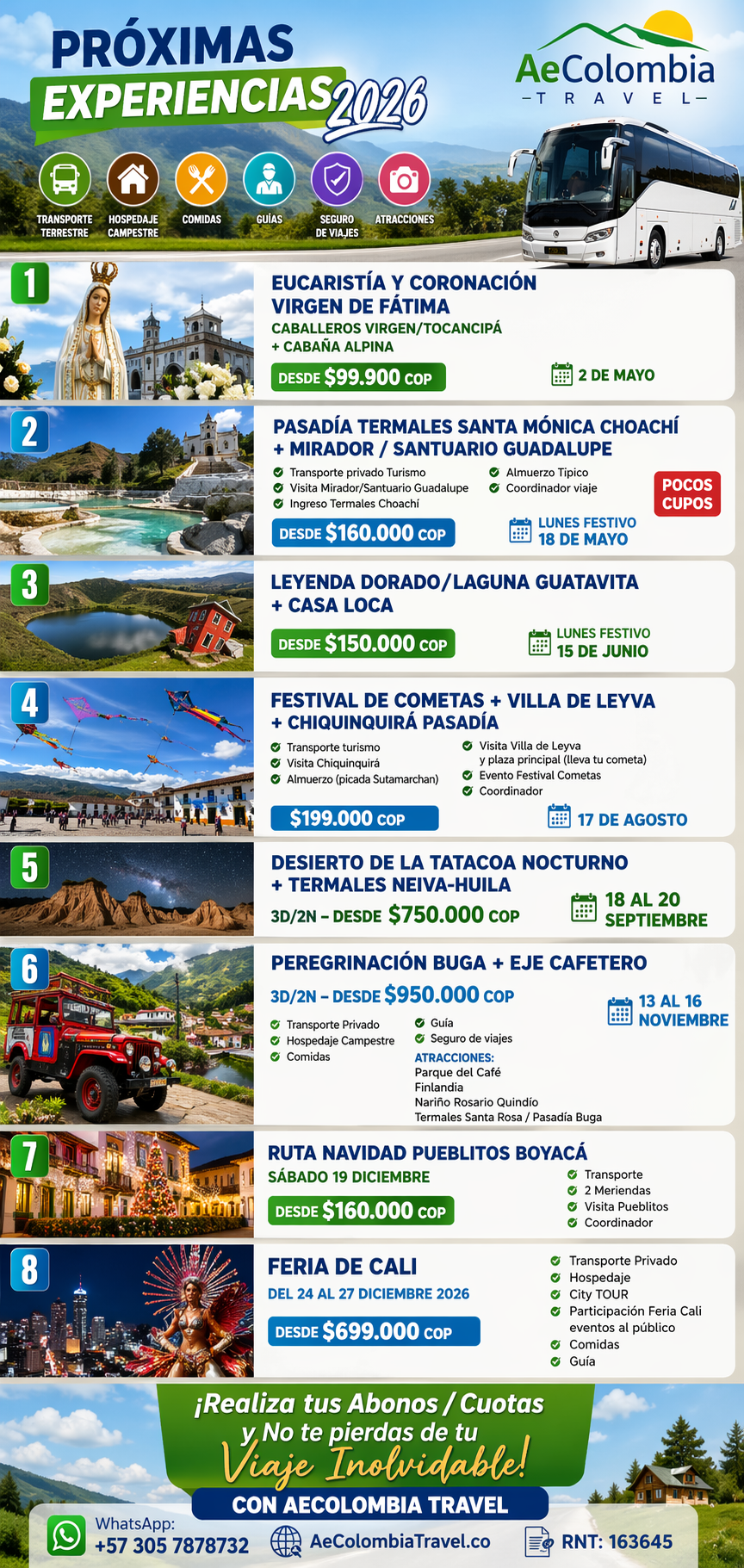viajes 2026